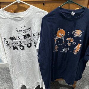 Disney t-shirts Walt Disney World and D23.  White NWT size 3XL, Blue VGC 3XL